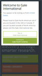Mobile Screenshot of gale.cengage.co.uk