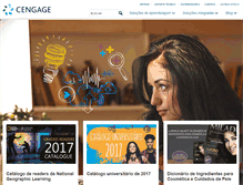 Tablet Screenshot of cengage.com.br