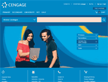 Tablet Screenshot of cengage.com.au